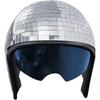 Stunning Light Effects Glitter Mirror Helmet Retractable Flip Visor Helmet  Music Festivals