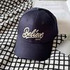 1Pc Embroidered Letter Classic American Baseball Caps For Women,Versatile Adjustable Bill Hip Hop Trucker Caps For Daily Wear