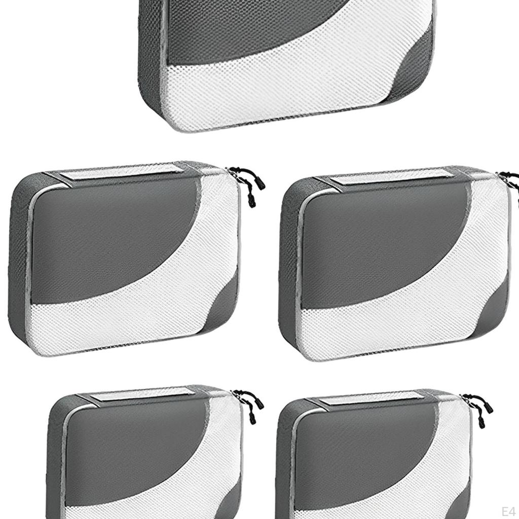 6 Pieces Clothes Shoes Cosmetics Storage Bags, Packing Cubes, Luggage Bags Set for Coats