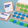 Montessori Zehn-Rahmen Mathe-Spielzeug Vorschulkinder Zahlensinn Logisches Denken Zählen Kinder Frühpädagogisches Lehrmittel Spiel
