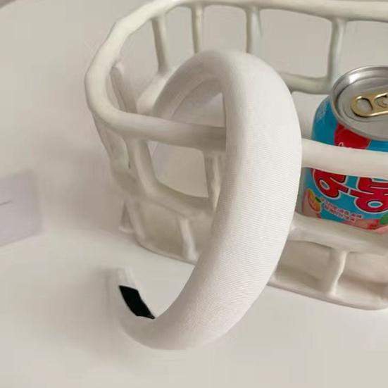 Women Headband Comfortable Fit Thickened Sponge Filling Hair Hoop Candy Color Head Shape Fitting Headband Hair Accessory