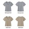 Damen Frühling Sommer Lässiges Sexy V-Ausschnitt Slim Fit Kurzarm T-Shirt