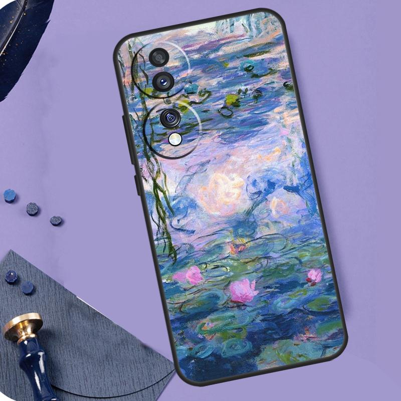 Claude Monet Art Painting For Honor Magic 6 5 Pro Lite 50 70 90 Case For Honor X9b X8b X7 X8 X9 X6a X7a X8a X9a Cover