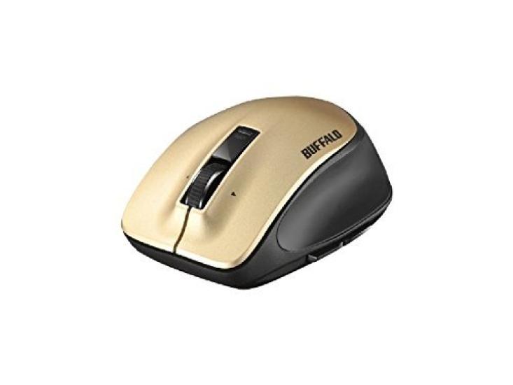 

Buffalo BSMLW500MGD Wireless Laser Gold Mouse, Medium, золотий