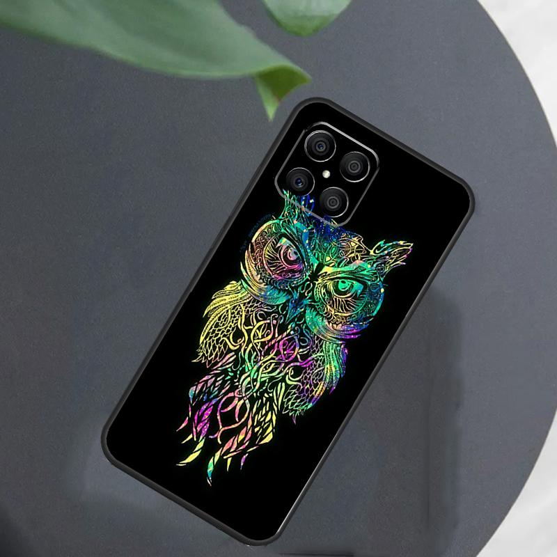 Mandala Owl For Honor Magic 5 6 7 8 Pro Case For Honor 400 200 50 70 Lite X8c X8b X9a X9b X9c X9d Win RT