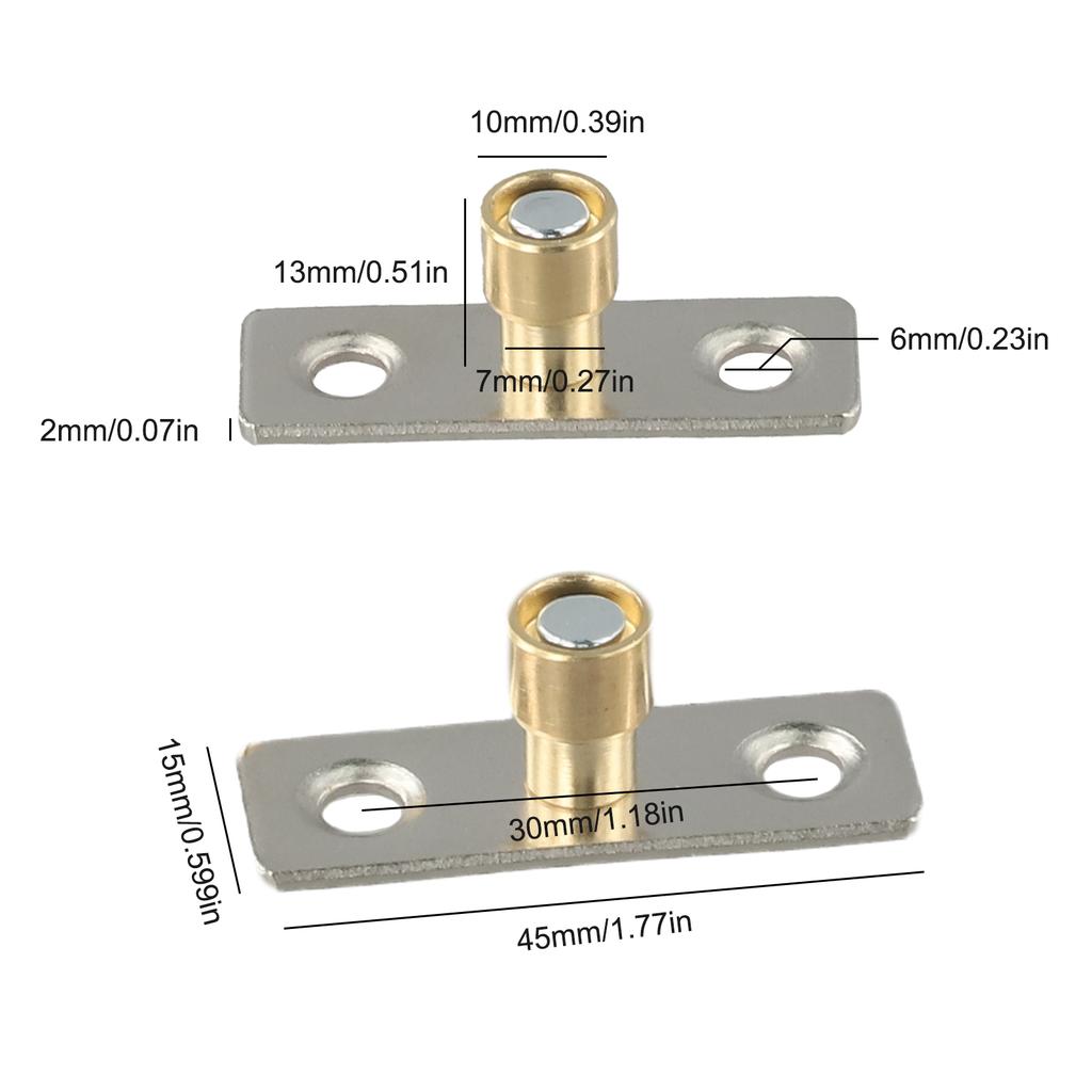 Localizzatore Tappo Guida Porta Scorrevoli 2 Pezzi Accessori