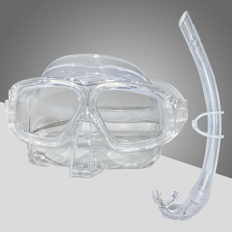 Diving Goggles Free Diving Mirror Breathing Tube Set