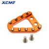 Motorcycle Accessories CNC Rear Brake Pedal Step Plate Tip For KTM EXC EXCF SX SXF XC XCF XCW XCFW TE 2012 2013 2014 2015 2016