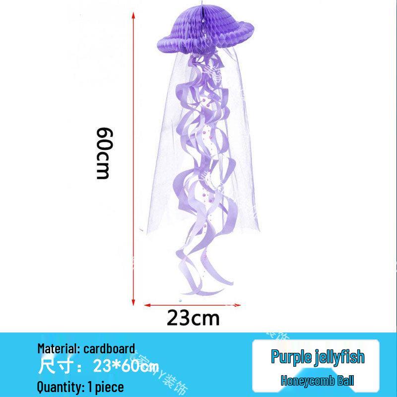 Ocean-Themed Jellyfish Hanging Decorations for Kindergarten Summer & Back-to-School