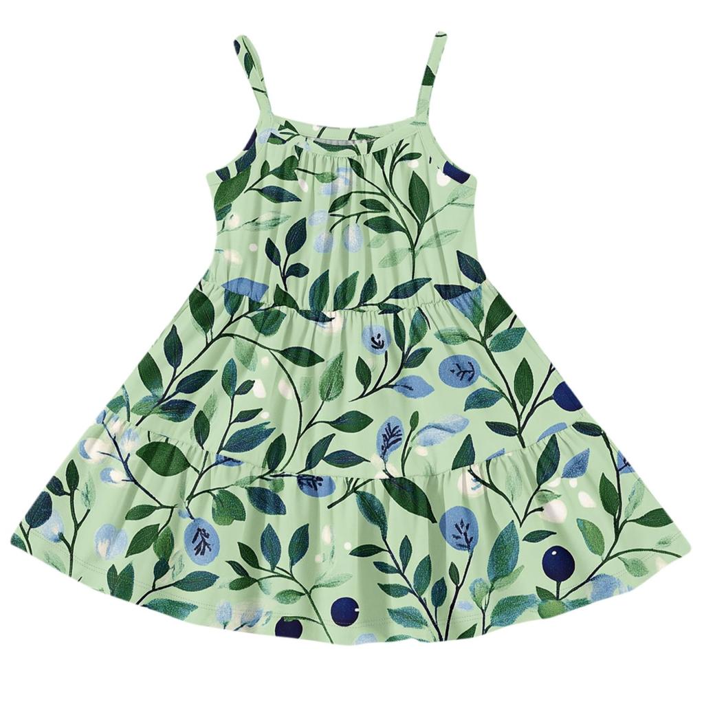 Children's Summer Casual Fashion Round Neck Sleeveless Dress
