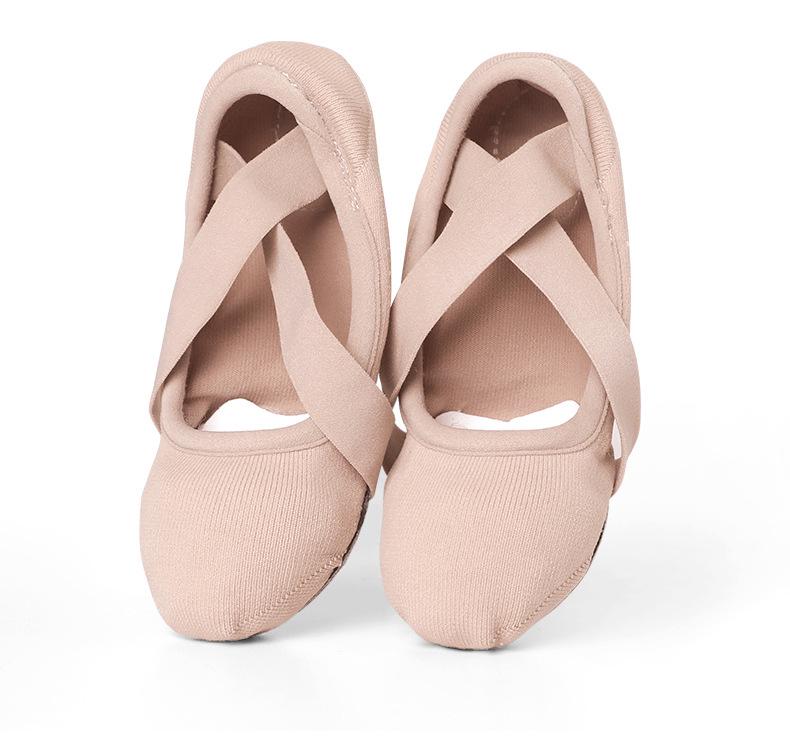 Women's Stretch Fabric Dance & Yoga Shoes: Soft Sole, Flyknit, Cat Paw, Ballet Shaping.