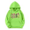 Child Fashion Lightweight Long Sleeve Pullover With Pockets  Print Hoodie