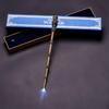Harry Potter Magic LED Wand Set: Dumbledore & Hermione's Luminous Wands - Perfect Halloween Toy
