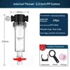 4 Female Thread Aquarium Feces Separator Professional Grade Filtration Separator for Aquarium Hobbyists Daily Use