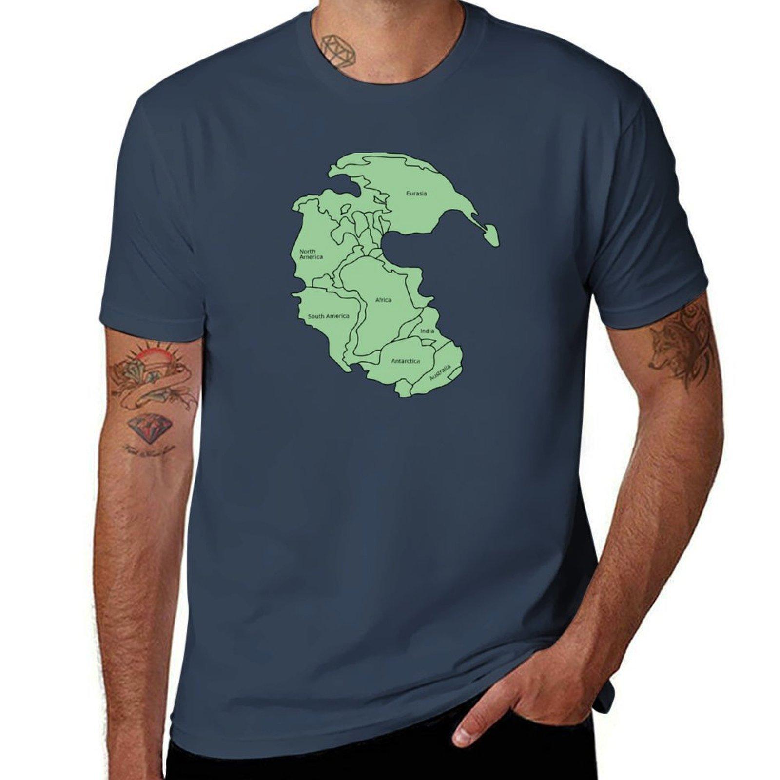 Pangea Reunite Vintage 2023 Map Tshirt Comfortable Basic Crew Neck Tee S