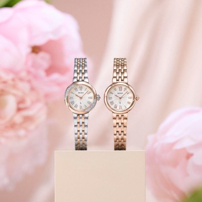 [Seiko Watch] LUKIA SSWA008 Grow Ladies Watch, Made in Japan, Quartz, Lab-Grown Diamond Dial, Pink Gradation/Pink Gold Case