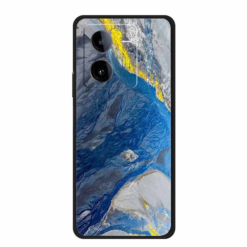 Phone Cover For Vivo iQOO Z8 5G Cases 6.64" Marble Soft TPU Silicone Para for Vivo iQOO Z8 V2314A 2023 Back Case Bumper Fundas