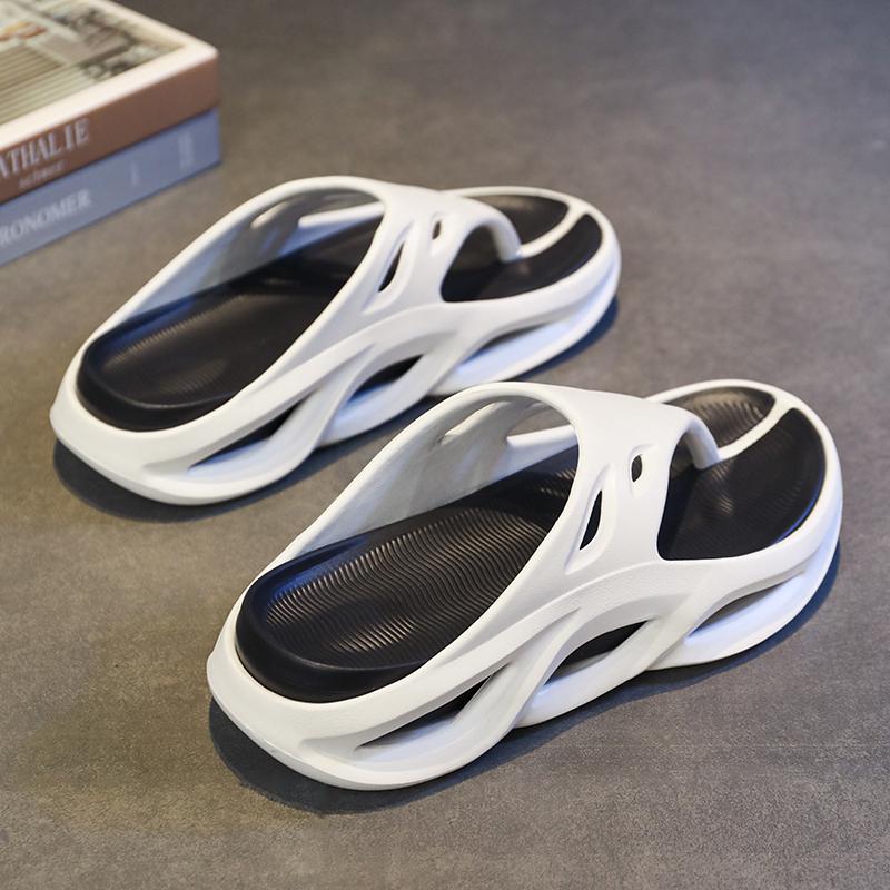 Flip Flops Men's Slippers Flat Sandals Shoes for Men Wear-resistant Ventilate Soft and Comfortable Indoor and Outdoor Beach Shoe