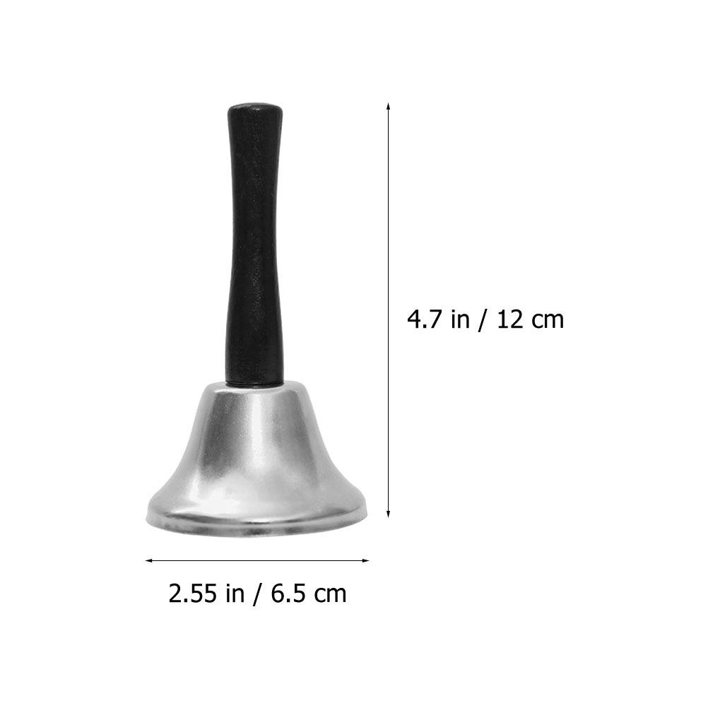3 Stück Handklingeln Weihnachts-Dekorative Metallglocke Für Party Pädagogische Nutzung Festliche Glocken Requisit Xmas Handglocke Dekor