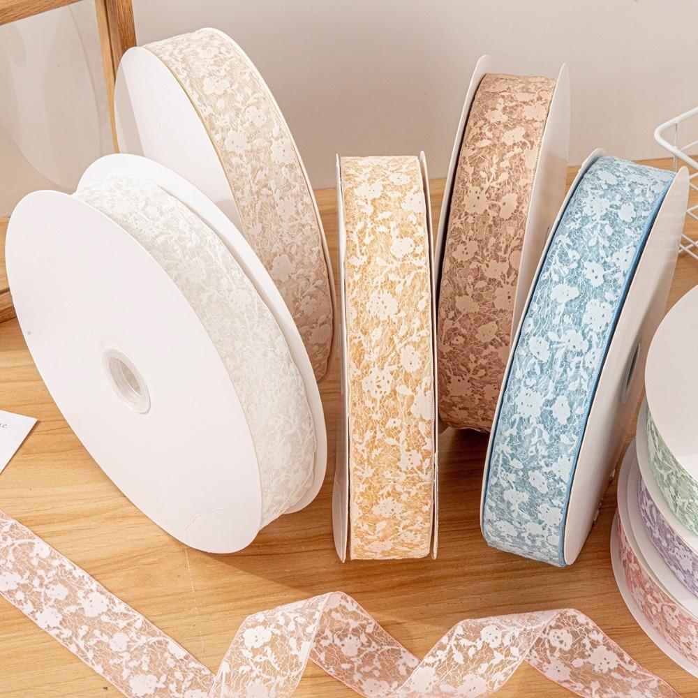 5cm Hollow Lace Ribbons 10 Yards Gifts Packaging Material New Chiffon Ribbon