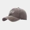 Hot Sale WTF Embroidered Baseball Cap Men's Washed Old Personality Cap Women's Trend Show Face Small Hat