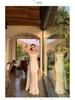 French Elegant Green Mesh Spaghetti Strap Waist-Cinching Dress - Stunning Slimming Long Summer Style for Women 2026