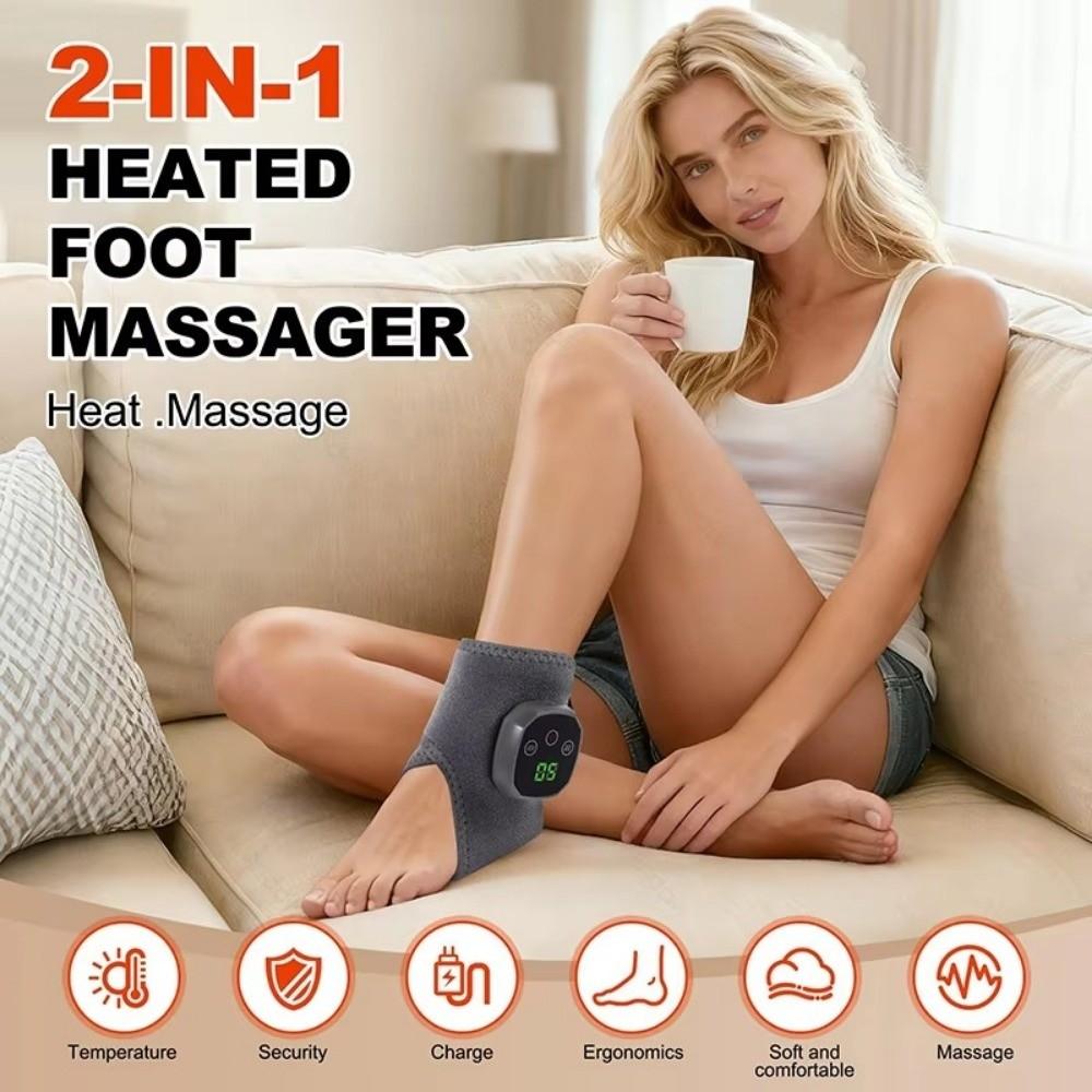 Hot Compress Ankle Massager Cordless Heating Wrist Guard Electric Wrist Brace Ankle Protection