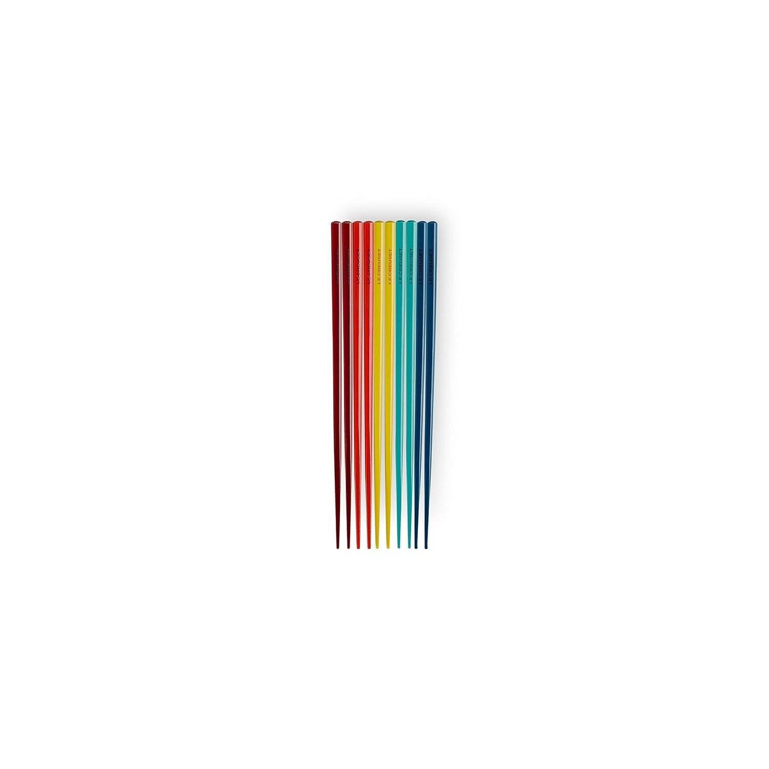 Le Creuset Chopsticks 5 Set Rainbow