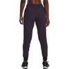 Under Armour Unstoppable Solid Color Elastic Waist Cuffed Sports Pants Women Pants Formal-Purple 1376926-541