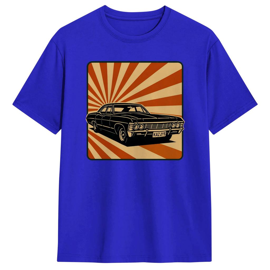 Retro Baby Supernatural TShirts Unisex  Funny 100 Cotton Tees Round Collar Short Sleeve T Shirt Printed Clothing
