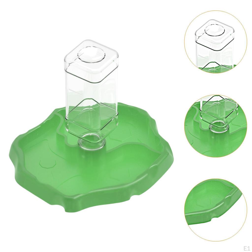 Aquarium Feeding Accessory, Food and Water Dish for Reptiles