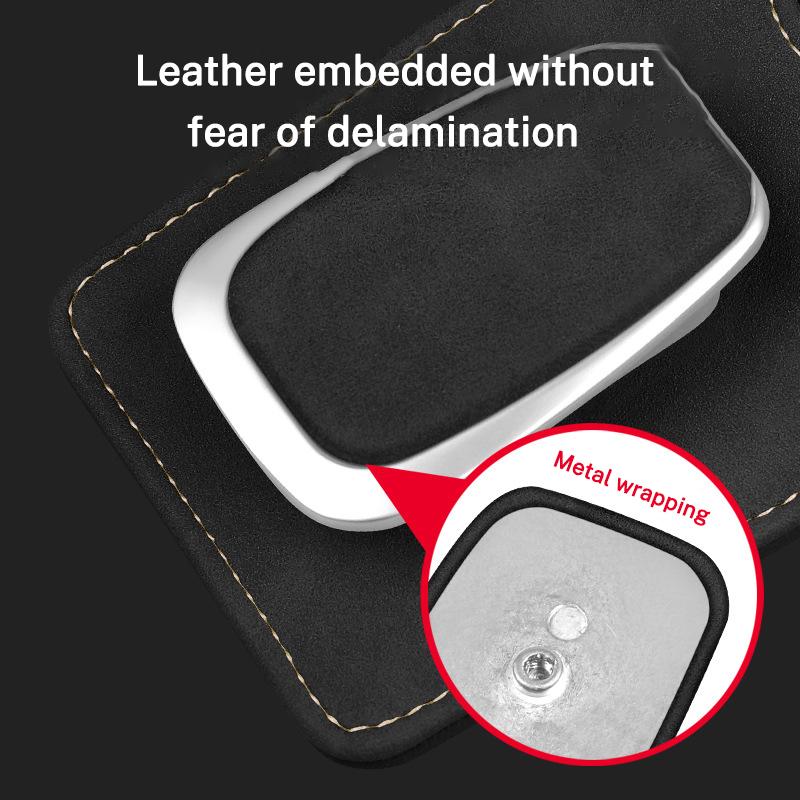 XKJ1  1Pc Car Logo Sun Visor Sunglasses Clip Glasses Case For Mercedes Benz AMG W203 W204 W205 W211 W463 W210 W212 W213 W218 W176 W218