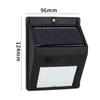 Solar Motion Sensor Triangular Wall Light