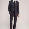 GeosongiO Signature Single Notched Suit Gray ZF3SU324GY