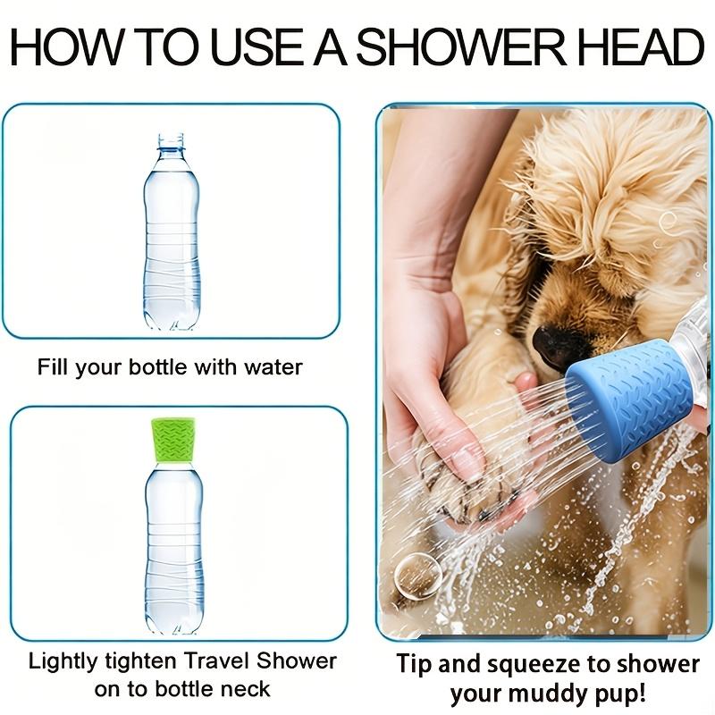 [FUTURE Pet Shower Head] Silicone Pet Shower Head | Portable Dog Bathing And Outdoor Drinking Nozzle, Multifunctional Shower Spray Head - Pet