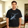 Thresher Shark Cartoon Tshirt Summer Leisure Tshirts Pure Cotton O Neck 4xl 5xl 6xl Tees Shortsleeved Y2k Funny Tshirt