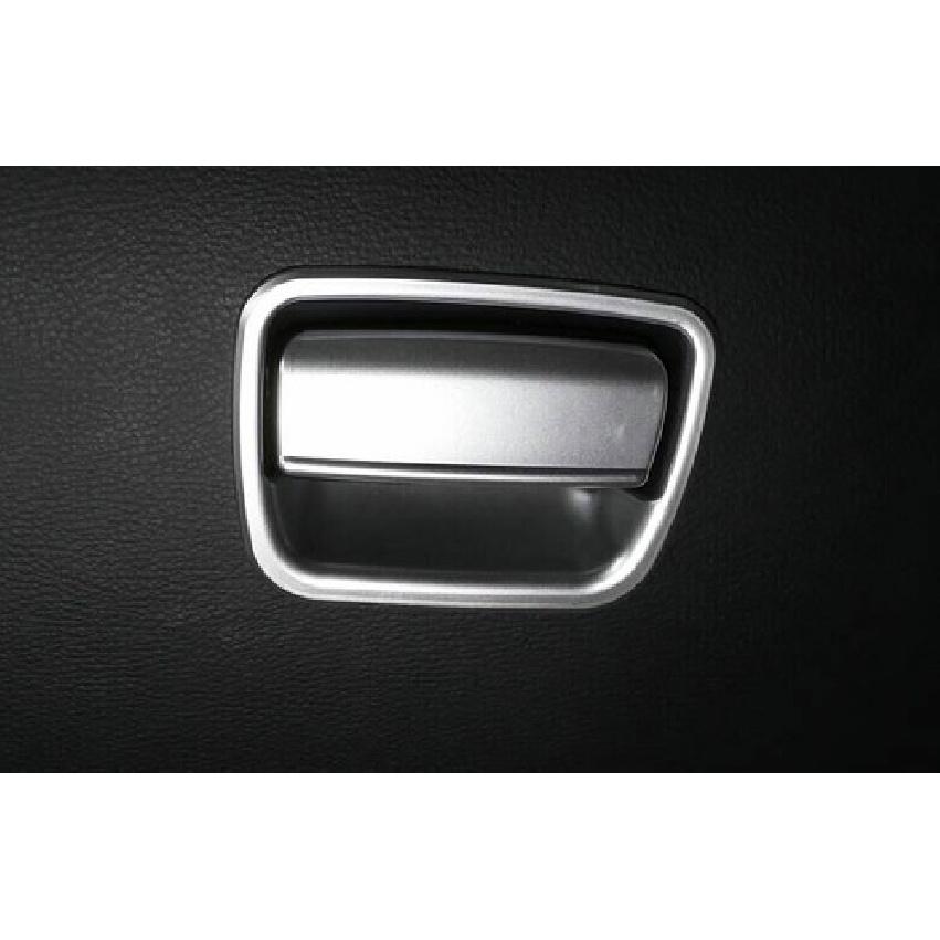 2010-2015 Trim For BMW X1 E84 Matte Silver Car Co-Pilot Storage Box Handle Panel