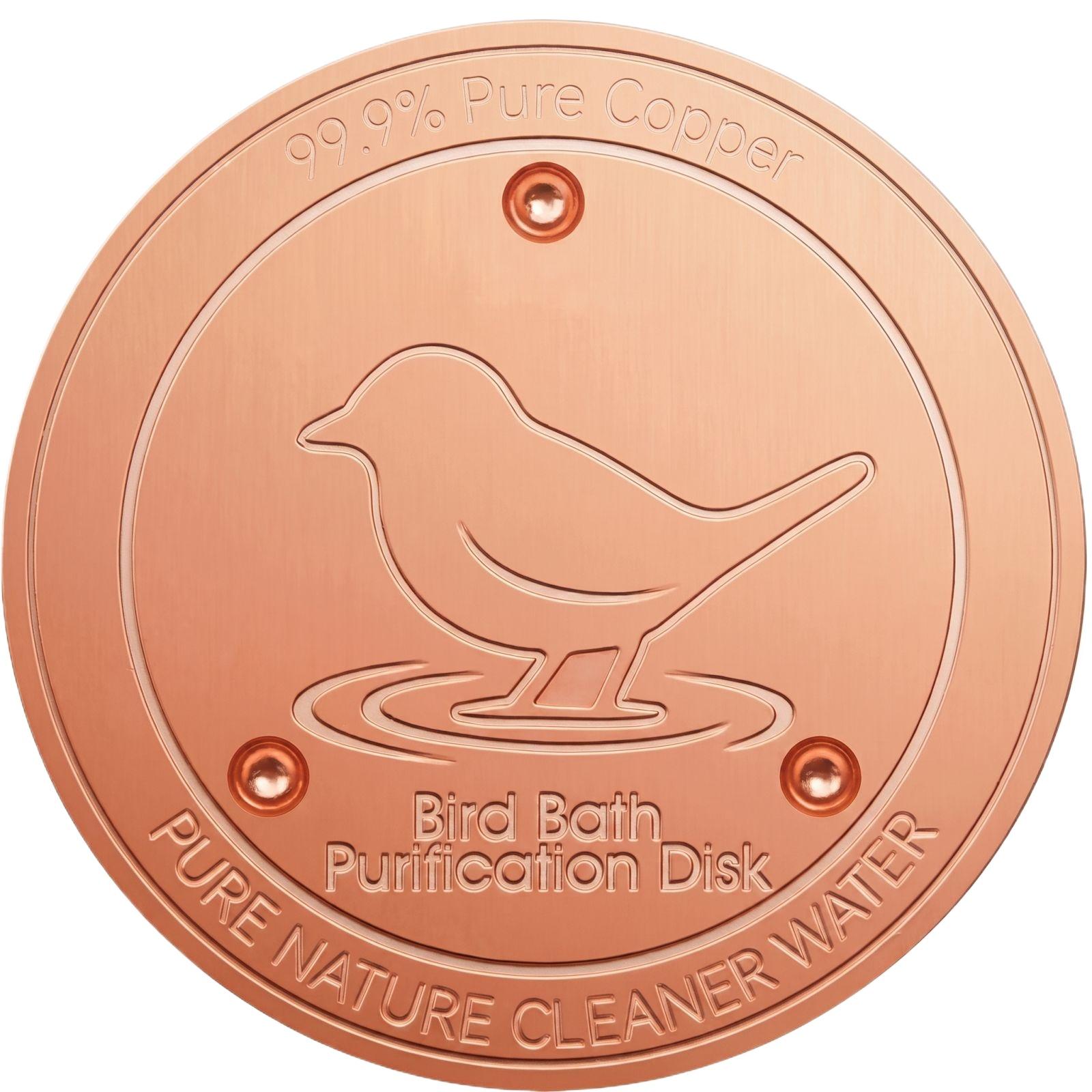 

1 Pack Copper Disk For Bird Bath, Bird Bath Copper Disk One Size
