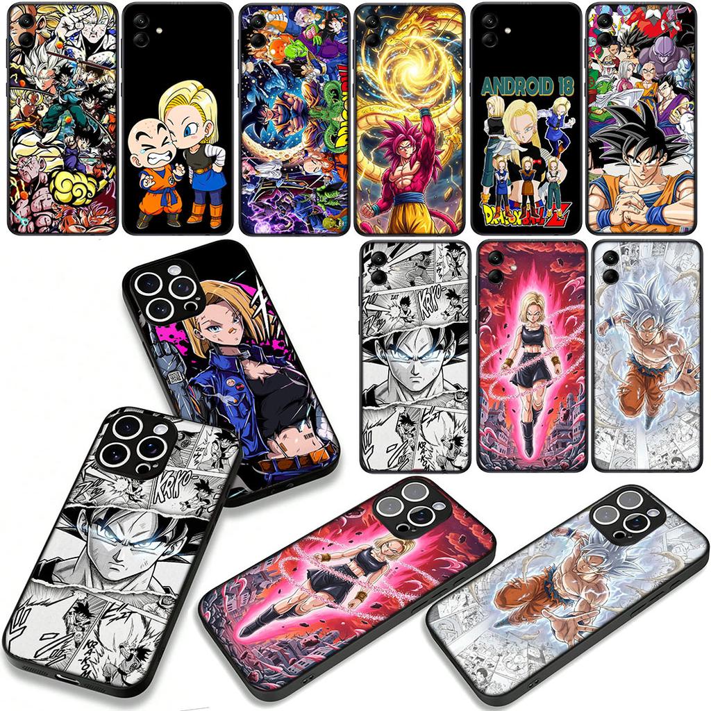 Dragons Gokus Balls Android 18 Case for Motorola Moto Edge 70 60 Fusion 40 NEO 20 Pro G Stylus G56 G96 G71 G73 G41 G42 G51 G52