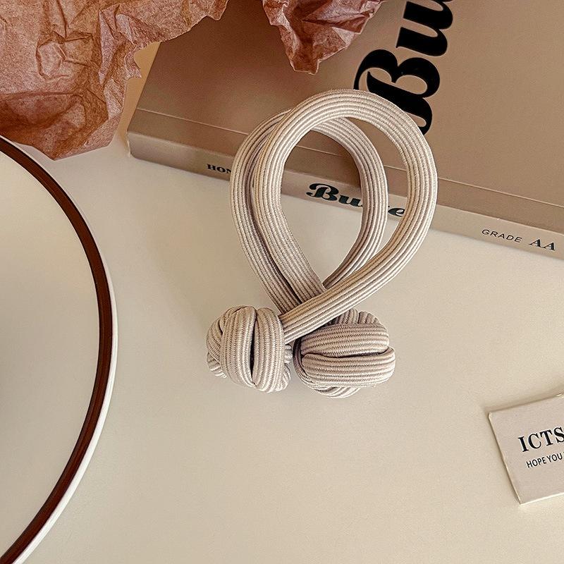 Rubber Band Girl's Hair Tie Thick And Durable Ribbons Ponytail Cute Style High Elastic Hair Ring Fashionable Hair Accessories