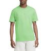 Nike T Shirts Men's Green Crew Neck Moderate Straight Fit DB3194-390