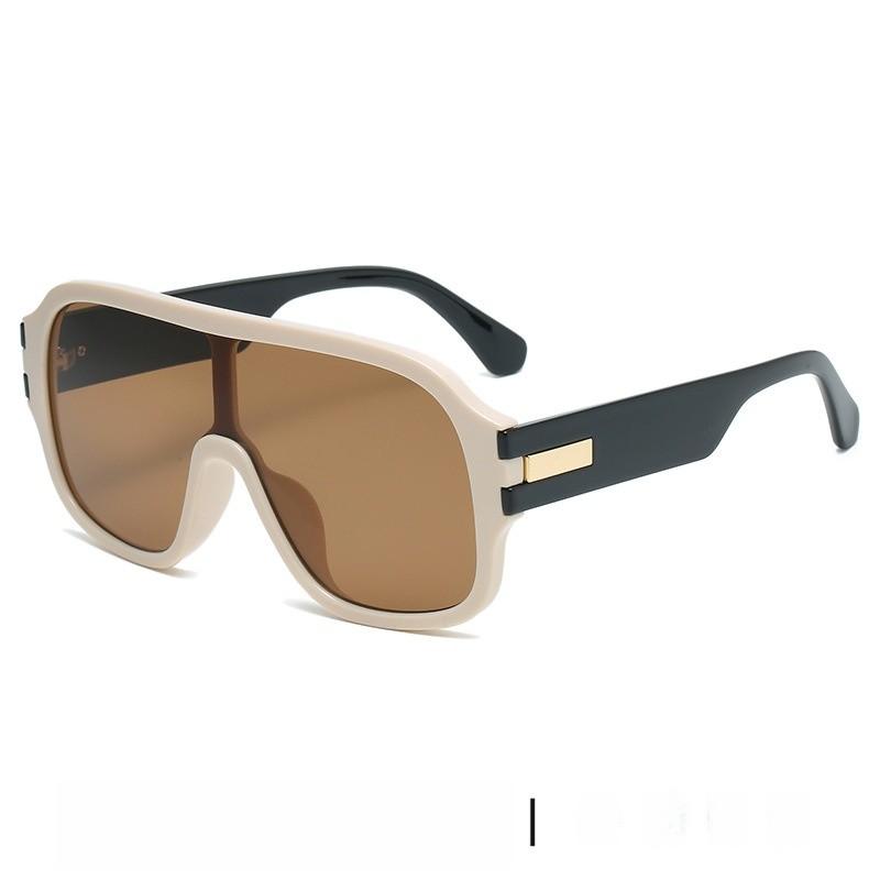 Modern Oversized Square Sunglasses With Uv400 Protection For Outdoor Travel And Fashion