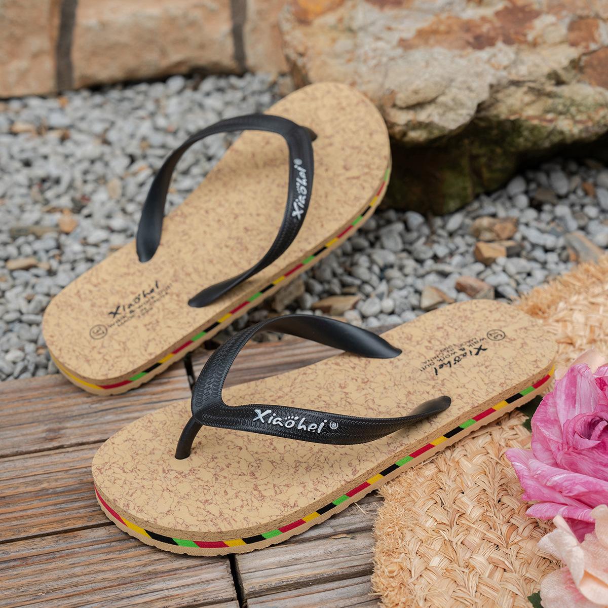 

Couple flip-flops summer men s brand new wear casual and comfortable sandals eva pinch feet beach slippers women 36 чорний
