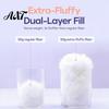 Ventilated Sleep Pillow Puff Cooling Pillow, Soft Breathable Quilted Sleeping Machine Comfortable Head Cushion Washable, Fluffy Cloud-like for