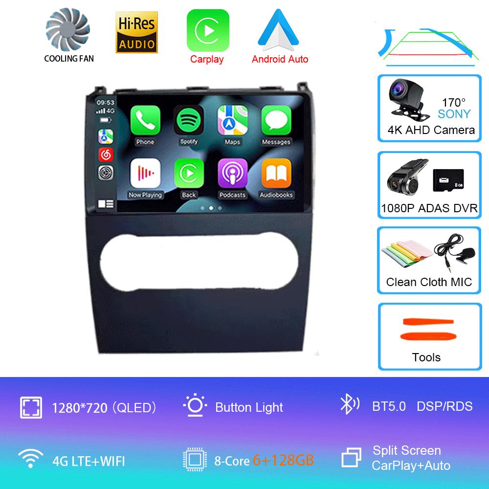 Android14 Car Radio For Mercedes Benz B200 A B Class W169 A160 A180 A200 A220 2009-2012 Multimedia Video Player Stereo GPS Navig