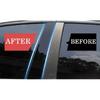 4pcs Window Pillar Post Trim Anti Scratch Glossy Black B Pillar Cover Sticker For Panamera 970 2009 To 2016