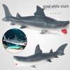 Child's Ocean Simulation Toy: Great White Shark, Gray Whale, Humpback Whale, White Dolphin & Sperm Whale