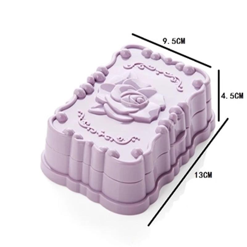 YIXI Adhesive Wall-Mounted Draining Soap Dish 5-Pack