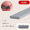 6Meters D/E/I Type Door Window Sealing Strip Silicone Rubber Weather Strip Self-adhesive Tape Anti-collision Insulation Seal