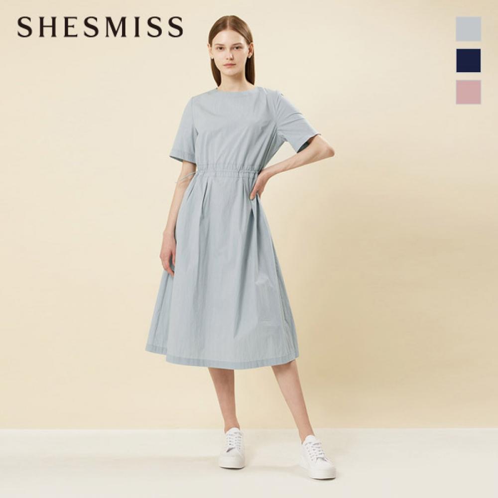 

She S miSS Solid String dreSS Swwopn21160 pink beige/66